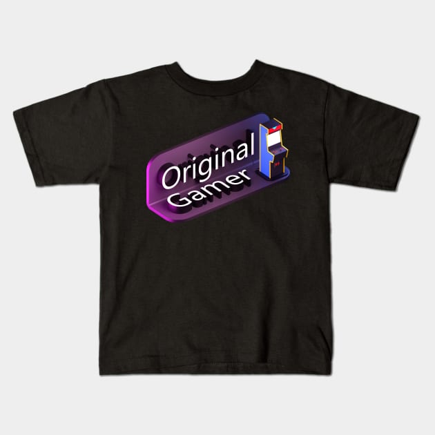 Original Gamer Kids T-Shirt by Bruce Brotherton